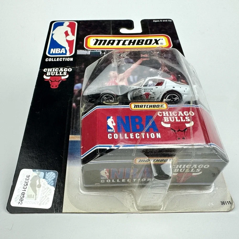 1998 Matchbox Chicago Bulls NBA Collection Dodge Viper Car Vtg Toy Sealed *READ*